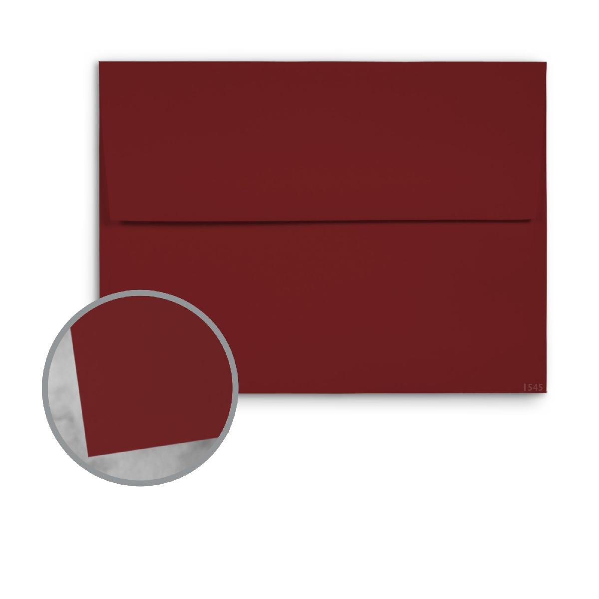 Neenah Paper® Classic Linen Cranberry Ice Linen 80 lb. A-7 5.25 x 7.25 in. Announcement Envelopes 250 per Box